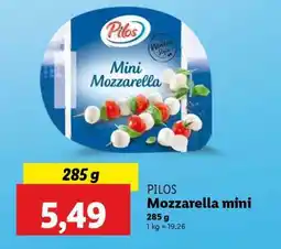 Lidl PILOS Mozzarella mini oferta