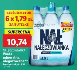Lidl NAŁĘCZOWIANKA Woda mineralna niegazowana oferta