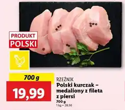 Lidl Polski kurczak – medaliony z fileta z piersi oferta