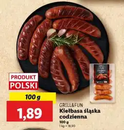 Lidl GRILL&FUN Kiełbasa śląska codzienna oferta