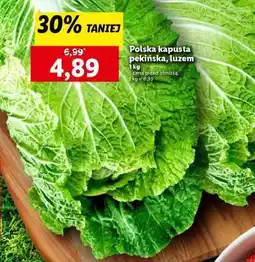 Lidl Polska kapusta pekińska, luzem oferta