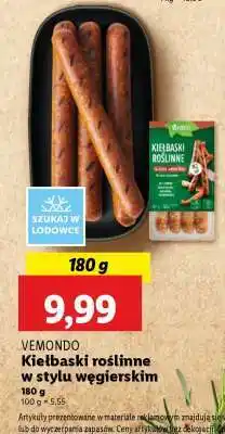 Lidl VEMONDO Kiełbaski roślinne w stylu węgierskim oferta