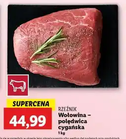 Lidl Wołowina - polędwica cygańska oferta