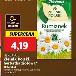 Lidl HERBAPOL Zielnik Polski, herbatka ziołowa oferta