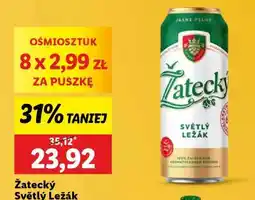 Lidl Žatecký Světlý Ležák oferta