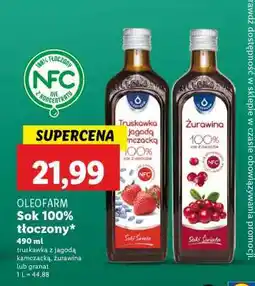 Lidl OLEOFARM Sok 100% tłoczony oferta