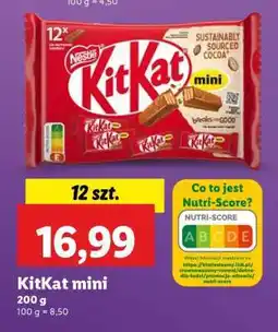 Lidl KitKat mini oferta