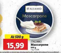 Lidl ITALIAMO Mascarpone oferta