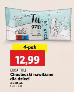 Lidl LUBA TULI Chusteczki nawilżane dla dzieci oferta