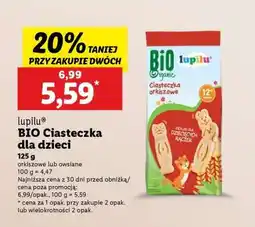 Lidl LUPILU Bio Ciasteczka dla dzieci oferta