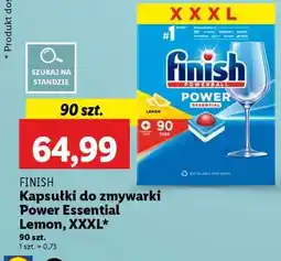 Lidl Finish Kapsułki do zmywarki Power Essential Lemon, XXXL oferta