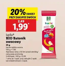Lidl LUPILU BIO Batonik owocowy oferta
