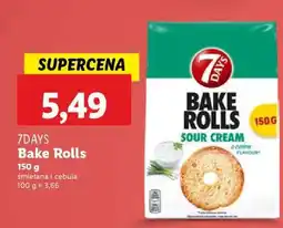Lidl 7DAYS Bake Rolls oferta