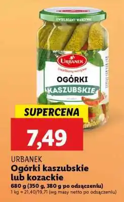 Lidl Ogórki kaszubskie lub kozackie oferta