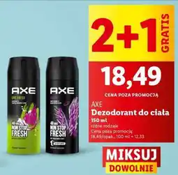 Lidl AXE Dezodorant do ciała oferta