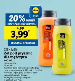Lidl CIEN MEN Żel pod prysznic dla mężczyzn oferta
