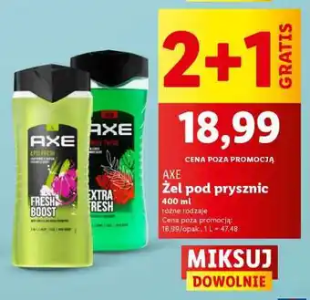 Lidl AXE Żel pod prysznic oferta