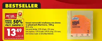 Biedronka Łosoś wędzony Marinero oferta