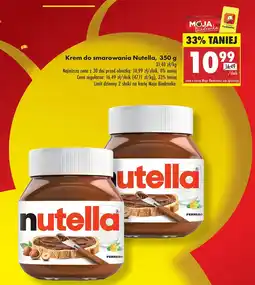 Biedronka Krem do smarowania Nutella oferta