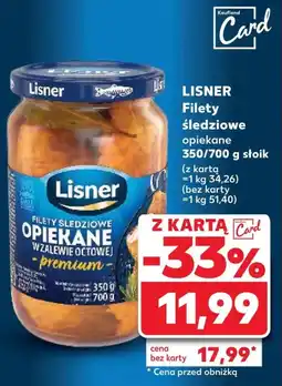 Kaufland Filety śledziowe Lisner oferta