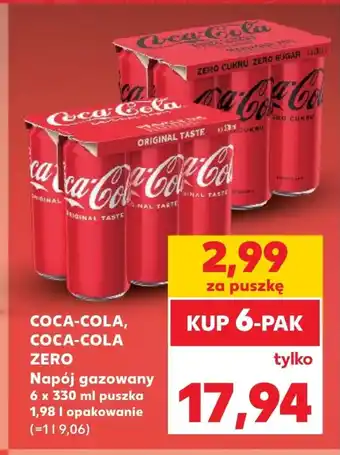 Kaufland Napój gazowany Coca-Cola oferta