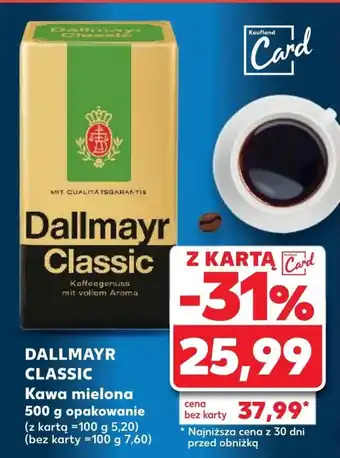 Kaufland Kawa mielona Dallmayr oferta