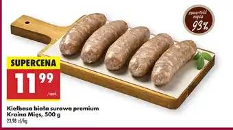 Biedronka Kiełbasa biała Kraina Mięs oferta