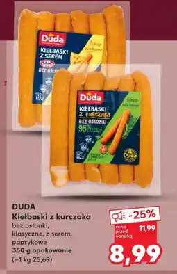 Kaufland Kiełbaski Duda oferta