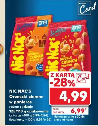 Kaufland Orzeszki ziemne Nic Nac's oferta