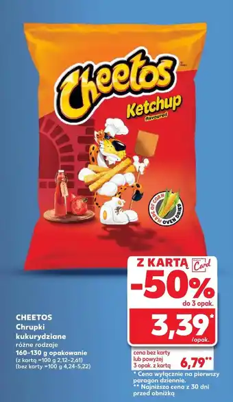 Kaufland Chrupki kukurydziane Cheetos oferta