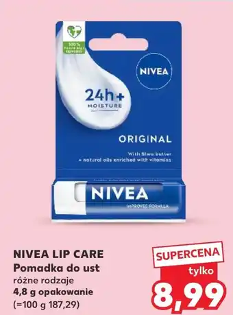 Kaufland Pomadka do ust Nivea oferta