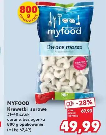 Kaufland Krewetki Myfood oferta
