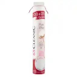 Koliber drogerie Cleanic Pure Effect Płatki kosmetyczne 125 sztuk oferta