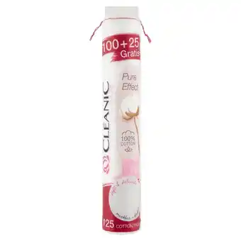Koliber drogerie Cleanic Pure Effect Płatki kosmetyczne 125 sztuk oferta