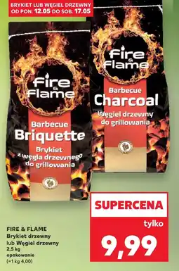 Kaufland Węgiel drzewny Fire & Flame oferta