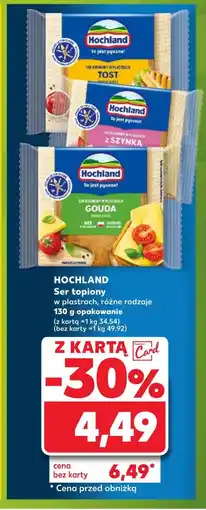 Kaufland Ser topiony Hochland oferta