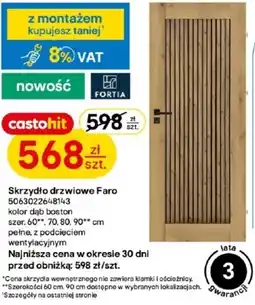 Castorama Skrzydło drzwiowe Fortia oferta