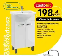 Castorama Szafka z umywalką Action oferta