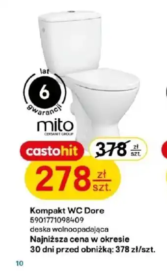 Castorama Kompakt wc Mito oferta