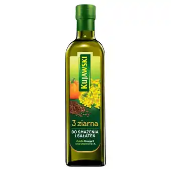 Stokrotka Market Kujawski 3 ziarna Olej rzepakowy z olejami z lnu i pestek dyni 750 ml oferta