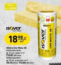Castorama Wełna mineralna Isover oferta