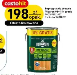 Castorama Impregnat do drewna Vidaron oferta
