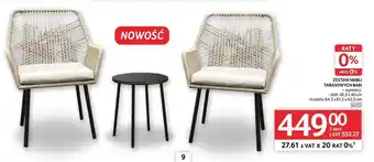 Selgros Zestaw mebli Bari oferta