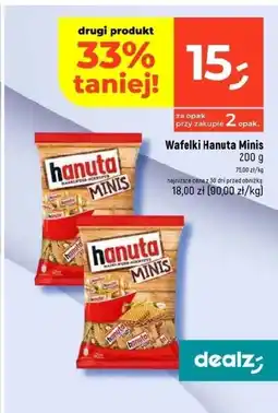 Dealz Wafelki Hanuta oferta