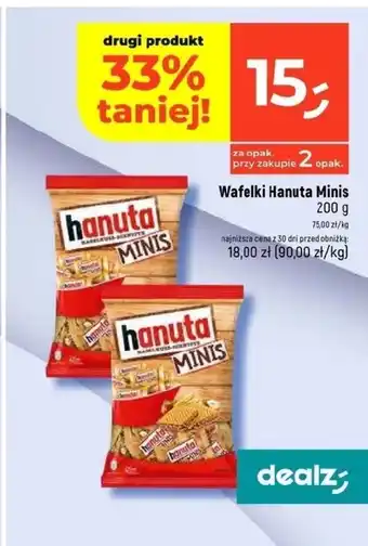 Dealz Wafelki Hanuta oferta