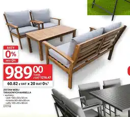 Selgros Zestaw mebli O oferta