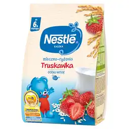 Stokrotka Nestlé Kaszka mleczno-ryżowa truskawka dla niemowląt po 6. miesiącu 230 g oferta