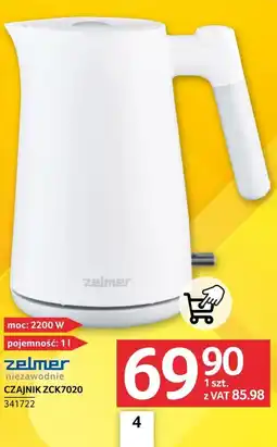 Selgros Czajnik Zelmer oferta