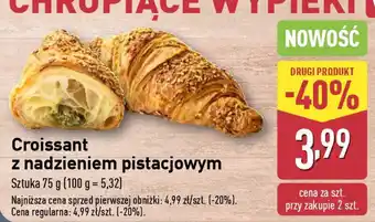 ALDI Croissant z nadzieniem pistacjowym oferta