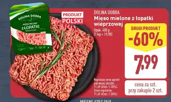 ALDI DOLINA DOBRA Mięso mielone z łopatki wieprzowej oferta
